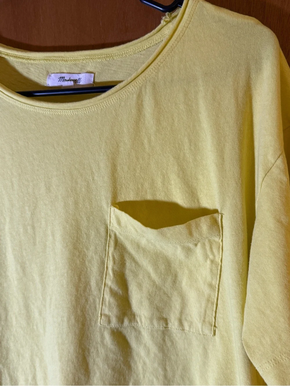 Women’s Madewell Softfade Cotton Oversized Pocket Tee Size Medium